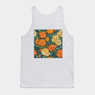 Van Gogh Roses Pattern 18 Tank Top